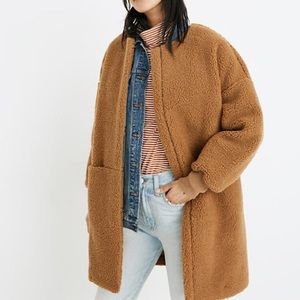 Madewell teddy coat size small
